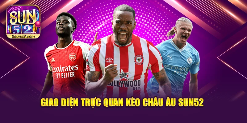 Giao diện trực quan kèo châu Âu Sun52